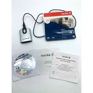 SanDisk CompactFlash Card Reader/Writer CF Type I/II ImageMate USB 2.0